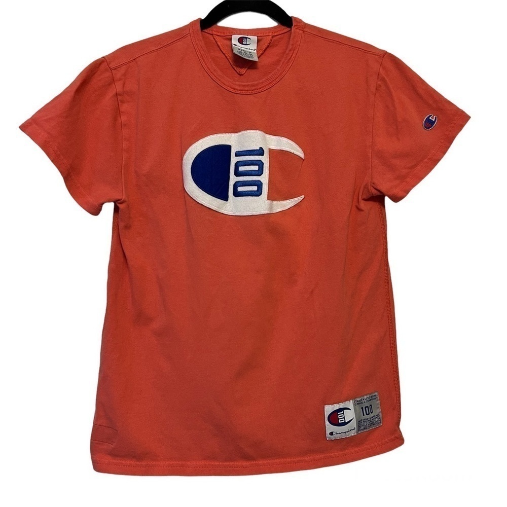 Champion Coral 100 Logo Shirt